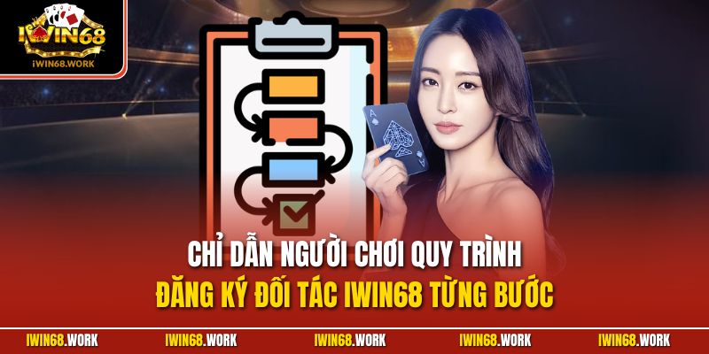 Chỉ dẫn người chơi quy trình đăng ký đối tác IWIN68 từng bước